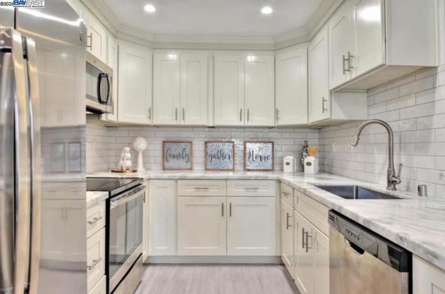 Welcome to 301 Ken Brook Circle, San Jose! This beautifully updated 2-bedroom, 2-bath condo offers the perfect blend of comfort, style, and convenience in the heart of Silicon Valley. Step inside and you’ll immediately notice the thoughtfully designed kitchen featuring modern quartz countertops, ideal for both everyday cooking and entertaining. The open-concept layout flows seamlessly from the kitchen to the dining and living areas, creating a bright and inviting space. Both bedrooms are generously sized, with ample storage and natural light, while the two full bathrooms provide functionality and privacy. Enjoy the convenience of in-unit amenities, a private outdoor space, and access to community features—all while being just minutes from major tech campuses, shopping, dining, and easy commuter routes. Whether you’re a first-time buyer, investor, or looking to downsize, this San Jose condo is a fantastic opportunity to own in a highly desirable location.