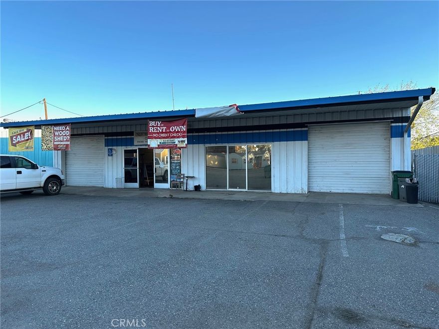 This highly visible property offers a unique opportunity to lease a 2,400 square foot warehouse situated on the prominent corner lot of East Park Avenue and South Whitman Drive. The building features two roll-up doors, providing easy access for loading and unloading, and is accompanied by approximately 31,000 +/- square feet of additional land. The location is ideal for businesses looking to display products or equipment, thanks to excellent street frontage and high traffic visibility.

The rear of the property includes a fenced storage area, offering secure space for equipment, inventory, or vehicles. With its strategic location and flexible layout, this property is well-suited for contractors, distributors, equipment rental companies, or other commercial and light industrial uses. The combination of indoor warehouse space and expansive outdoor yard makes this a rare leasing opportunity in a sought-after area.