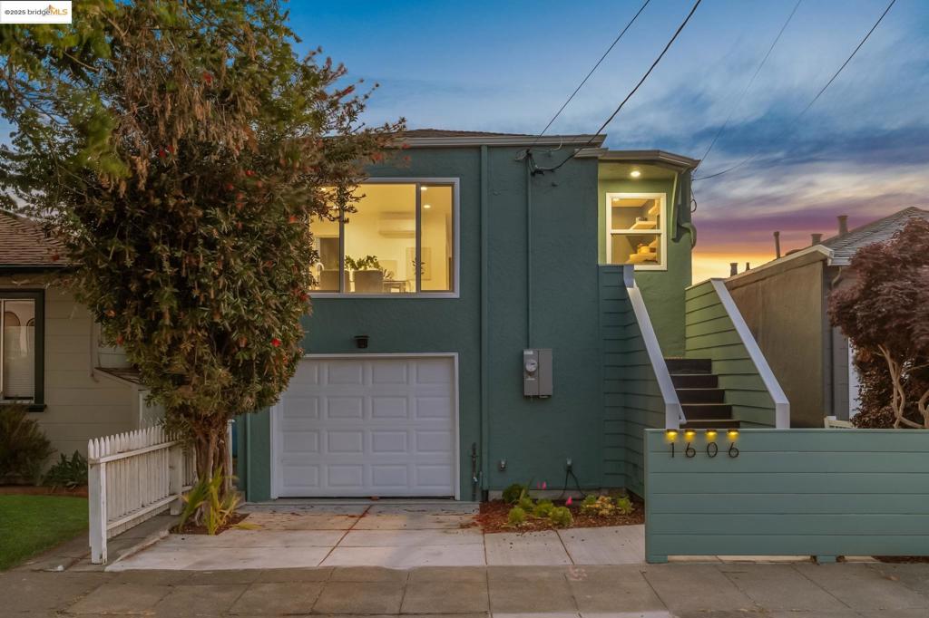 Welcome to 1606 Stannage Avenue—a fully reimagined 4-bed, 2-bath home that blends modern updates with timeless Berkeley character, all in an unbeatable walkable location. Just moments from Acme Bread, Monterey Market, Westbrae Biergarten, and the Ohlone Greenway, this stylish two-level residence offers comfort, flexibility, and convenience. Inside, natural light pours through oversized windows, highlighting the clean design and open floor plan. The sleek new kitchen features minimalist cabinetry, open shelving, modern appliances, and bold designer tile. Both bathrooms have been tastefully renovated with on-trend finishes, elevated fixtures, and thoughtful touches throughout. Major upgrades include a new foundation (except garage), updated plumbing and electrical, a new electrical panel, Level 2 EV charger, and modern HVAC for year-round comfort. A striking interior staircase separates the two levels, offering privacy and space for extended living, guests, or work-from-home needs. Out back, enjoy a generously sized, freshly landscaped yard with mature trees and a charming pergola—ready for weekend lounging, gardening, or future expansion. Come enjoy this turnkey home that offers a rare blend of style, function, and urban lifestyle. NO SECURITY ALARMS SYSTEM IN THE PROPERTY
