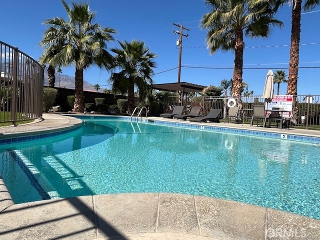 This remodeled 1-bedroom cottage style single level apartment home is located at the Cathedral City Courtyard at 37156 Palo Verde Drive in the city of Cathedral City. The property is located at Highway 111 and Bankside Drive in close proximity to the Cathedral City Civic Center, the Mary Pickford Entertainment Complex, and the new Agua Caliente Casino.
The complex has a swimming pool, common laundry facilities, designated parking, onsite management, and common courtyard. The property has a 24-hour security system and is security gated.
The unit itself has new paint, new blinds, new appliances, and hardwood flooring. The unit is available for immediate occupancy.
