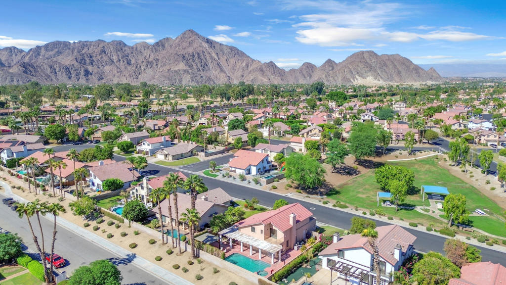 FULL TIME: furnished: Discover the charm of the highly sought-after Gated, Parc La Quinta neighborhood with this stunning 4-bedroom, 3-bath private pool, family home. Perfectly situated just minutes from the HITS Horse Show, Polo, 2 miles to COACHELLA, vibrant Old Town La Quinta, the prestigious Indian Wells Tennis Garden, and an array of the finest restaurants and entertainment options in the Coachella Valley! Step inside this spacious 2,222 sq. ft. oasis and experience a world of comfort. The home features a private pool and spa, all while showcasing breathtaking views that invite relaxation and enjoyment. This delightful neighborhood is a hidden gem, often overlooked, yet brimming with potential and community spirit. With beautifully landscaped backyards and front yards that are more spacious than many other areas in La Quinta, you'll have plenty of room to create your perfect outdoor retreat. Plus, enjoy the convenience of a private park right at your front door! CALL us RATES vary on time of year and length of Stay! Will consider Long Term Rent after April 30th. Don't wait to lease this amazing property--call to schedule a showing!