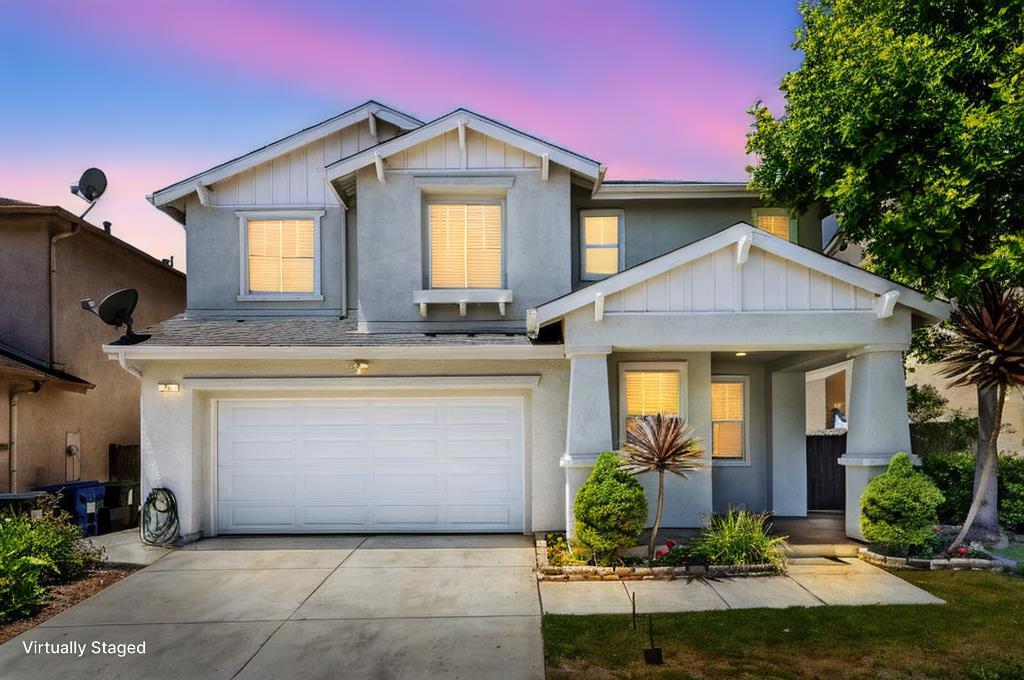 Welcome to this spacious and move-in ready home in Watsonvilles highly sought after Sunset Cove neighborhood! With 4 bedrooms, 2.5 baths, and a super versatile bonus room that works great as a 5th bedroom, office, or playroom, theres plenty of space for everyone. You'll love the open layout and comfortable living areas, perfect for everyday living and entertaining. The primary suite offers a relaxing retreat with its own bathroom and walk-in closet. Plus, theres a 2-car garage and an easy-care front and backyard. Lots of upgrades: new garage automatic roll up door, garage access door, water heater, furnace, microwave, master shower sliding doors, paint and carpet. Set in a great neighborhood close to parks, schools, shopping and freeway access for easy commutes. This home checks all the boxes and ready for you to move in and calling it HOME!