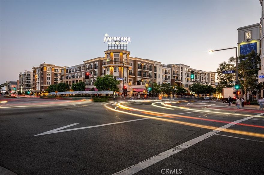 Welcome to 523 Caruso Avenue – a rare and exceptional opportunity to own one of the only fully remodeled residences at the highly sought-after Americana at Brand. This sophisticated 2-bedroom, 3-bathroom condo has been meticulously reimagined with upscale finishes and smart modern upgrades, offering the ultimate blend of elegance and convenience in the heart of Glendale.

Step inside to discover brand new, wide-plank hardwood floors and imported Spanish and Italian tilework that elevate every corner of the home. The open-concept living and dining area flows seamlessly into a chef’s kitchen, all framed by luxury materials and attention to detail.

Designed with comfort and functionality in mind, the home features two spacious master suites, each with spa-inspired en-suite bathrooms and generous closet space. All three bathrooms have been fully renovated with designer fixtures and custom finishes.

Enjoy the benefits of all-new electrical, integrated smart home features, and high-end systems for a truly turnkey lifestyle.

Positioned within one of Southern California’s premier lifestyle destinations, this residence offers exclusive access to world-class shopping, dining, and entertainment just steps from your front door. Residents also enjoy full-service amenities including concierge, valet parking, a fitness center, pool, and more.

This is luxury condo living at its finest—rarely does a home of this caliber become available at The Americana.

Don’t miss your chance to own a fully upgraded gem in Glendale’s most iconic address.