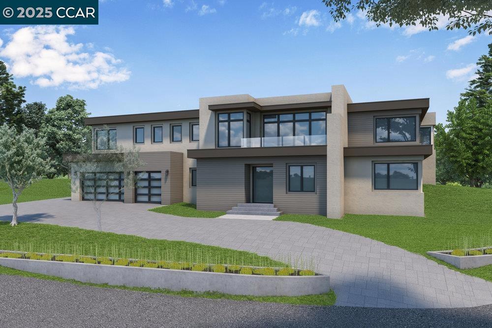 Modern New Construction with Views – Customize Your Dream Home! An exceptional opportunity to own a modern new construction home in one of Lafayette’s most sought-after neighborhoods. Currently under construction with an estimated completion in ~6 months, this thoughtfully designed residence blends cutting-edge style with functional luxury. The upper level features dramatic 15-foot ceilings and walls of glass that flood the space with natural light and frame stunning views of the backyard and surrounding Lafayette hills. The open-concept layout includes an expansive family room, a sleek designer kitchen with a separate back kitchen, and a spacious balcony ideal for indoor-outdoor living. Enjoy the convenience of a 3-car garage, mudroom, and a generous laundry room, along with a luxurious primary bedroom suite offering peace and privacy. Perfectly situated near the Lafayette Reservoir, BART, top-rated schools, and downtown shops and dining, this home delivers both location and lifestyle. A rare chance to take over the project and finish it to your exact taste—or collaborate with the builder for a true build-to-suit experience. Call the listing agent today to learn more about customization options and take the next step toward building your dream home.