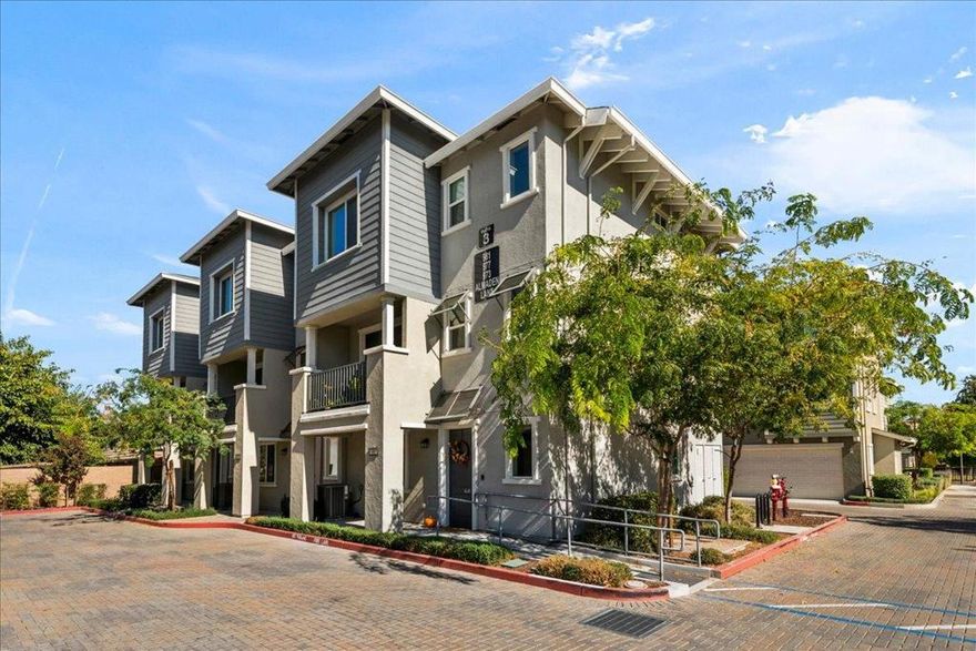 Welcome to this amazing Willow Glen end-unit townhouse with 100% clean inspections built just 6 years ago!  Many upgrades have been made since new, such as a full complement of SMART HOME features, including door lock, garage door opener, lights, thermostat, doorbell/camera and more!  Enter on the ground level where there's an office and half bath which could be converted to a first floor guest suite, then proceed up the stairs to the entirely open-concept living area, boasting a second half bath plus a laundry room.  On the top level are three bedrooms and 2 full bathrooms, including a generously sized primary suite with walk-in closet.  The finished and painted 2-car attached garage has an epoxy floor, suspended storage shelves and plenty of room for a work bench.  Walk to restaurants, movies and shops, or make the short drive to Willow Glen's Lincoln Ave district.  With downtown San Jose less than 3.5 miles away, commuting is a breeze!  Don't miss this fantastic opportunity!