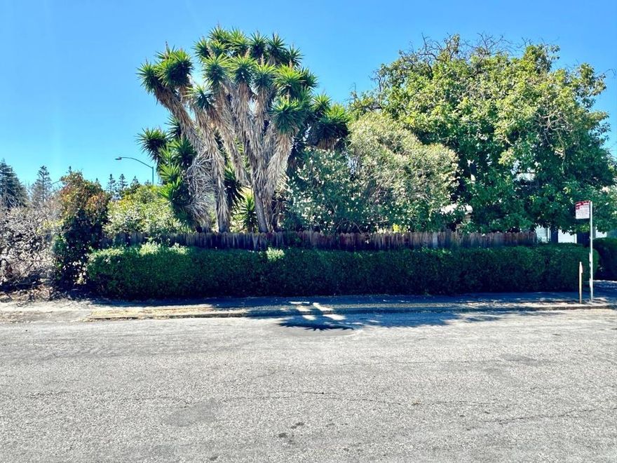 Rare unimproved R-1 lot in Mountain View.   Check with the City for possibilities.   Adjacent property at 1087 Washington is also for sale, see class 1 residential.  Maybe purchase both and build two new homes.  We have surveyed the two corners between the two properties.   You will be able to see the rear marker in the backyard.   In the back of both properties adjacent to Central Expressway, is an old alleyway, approximately 20' wide.  This alley is partially fenced with a gate off of Gemini, it actually belongs to the City of Mt. View.  The use said alley by the owner is adverse.
