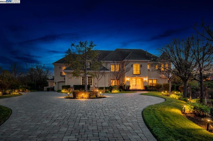 An Exceptional Home for an Exceptional Life! This stunning NE-facing estate is perfectly positioned on an ultra private, premium lot backing to the golf course in the prestigious Ruby Hill Country Club. Enjoy breathtaking views & timeless elegance throughout. Enter a grand two story foyer that opens to an elegant formal living room & sophisticated dining area. The well designed floor plan offers a main level guest suite, stately office, bonus room & a lavish upstairs primary suite with balcony, sitting area, spa like bath & dual walk-in closets with custom cabinetry. The chef’s kitchen features granite counters, top tier stainless appliances & a large island that flows into a spacious family room with fireplace and wet bar. Enjoy movie nights in your private, state of the art home theater with tiered seating, custom lighting and premium A/V system. Upstairs offers two more bedroom suites, two additional bedrooms with a Jack & Jill bath and laundry rooms on both levels. Step outside to your private backyard oasis with gated pool & spa, waterfall, pergola patio, built-in BBQ, fire pit & pool bath, all overlooking the golf course. Ruby Hill offers 24/7 security, clubhouse, pool and tennis courts. Don't miss your chance to own a piece of paradise!