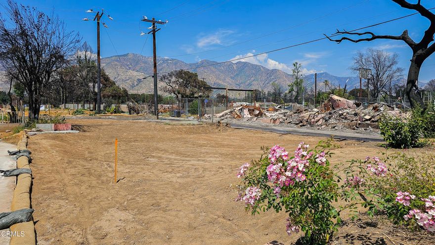WIth the peaceful backdrop of Altadena's western foothills in the distance, this West Altadena lot presents an opportunity for builders and visionaries alike. Zoned for a duplex, the property opens the door to multiple development possibilities--whether you choose to build two units, a main home with an ADU, or restore the charm of what once stood here. Previously the site of a 4-bedroom, 2-bathroom home at 1,880 square feet of living space, the lot is now a blank canvas following the unfortunate events of the Eaton Canyon Fire. This location blends tranquility with community charm. The generous lot size and duplex zoning create potential for income-generating or multigenerational living. This is a unique chance to build something lasting in one of the area's most established neighborhoods. This as-is sale requires the buyer to conduct their own due diligence regarding future building requirements, including consultation with LA County and relevant agencies for site clearance, hazardous material removal, and environmental remediation. The property previously had access to all utilities, but the buyer must verify restoration requirements. Please Note: Phase 1 and Phase 2 of property clean up has been completed.