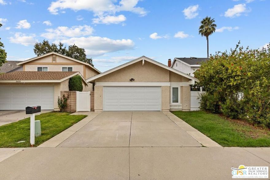 Lowest priced detached house in the entire zip by 50K!  VA/FHA always welcome. Easy living on one level. Must see this one now before it is sold! Move-in ready detached home.  Relax in your back yard and enjoy the view of the golf course. Super quiet and private.  Attached two car garage with an extra bump out for the laundry.  The driveway is also long enough to park two full size vehicles.  This HOA has low dues with access to Lake Lindero Country Club amenities, including club house, golf, tennis courts, an Olympic-size pool, with on-site dining. VA financing is welcome here.  A short drive will get you to local shopping, Costco, Malibu beaches and more.