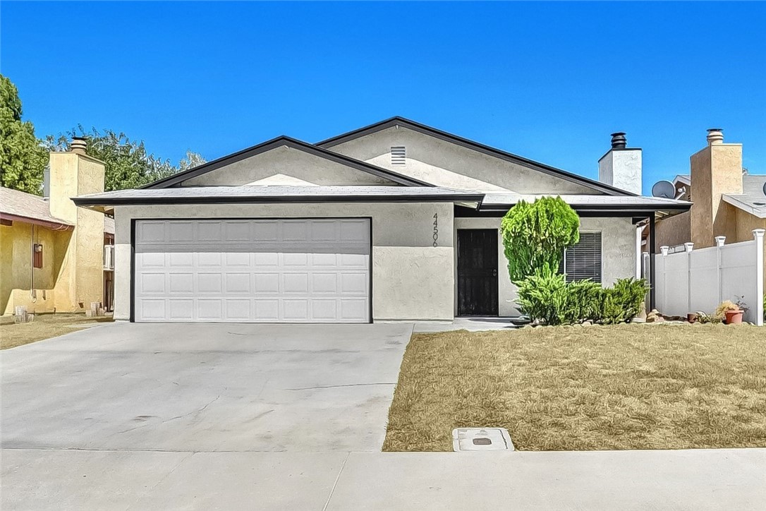 This newly remodeled, 3 beds / 2 baths home boasts beautiful vinyl plank flooring, central air and heat, quarts countertop, recess lights, and a lot more upgrades! The open concept floor plan connects the kitchen, dining, and family room into one spacious area for the family to enjoy. The kitchen features new quarts countertop, deep stainless-steel sink, and plenty of cabinet space. The master bedroom suite has its own en-suite bathroom and the bedroom opens up to the sunroom. There are 2 more bedrooms and a separate bathroom for them to use. The large backyard is very serene and private, great for the family to enjoy this beautiful California weather all year round or to entertain guests. There is an attached two car garage with laundry hook-ups ready to go. Located in the heart of Lancaster, minutes from The BLVD Downtown district, Target, Costco, restaurants, grocery stores, schools, Edwards Air Force Base, and many more. The owner spent thousands upgrading this home with the intend to use it themselves, but changes in their work schedule caused them to change their plan. This home won’t last long, schedule your showing today!!