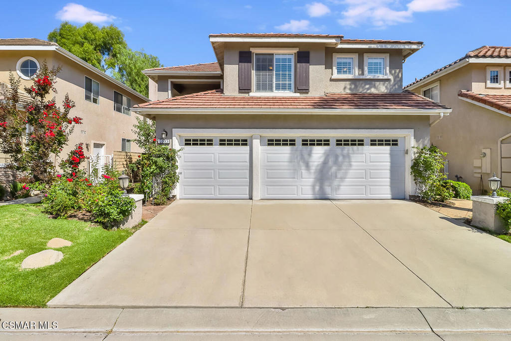 Living is easy in this impressive, beautifully upgraded four-bedroom home in the desirable, gated Verdigris neighborhood in Thousand Oaks. Spanning almost 2,300 square feet of living space this spacious two-story home invites comfort and exudes casual elegance! This sought-after floorplan encompasses 4 bedrooms, 3 bathrooms, upstairs loft, first floor office/den, and a fully remodeled kitchen that opens to the separate family room with direct access to the private backyard with built in BBQ and Astroturf. As you enter through the thoughtfully landscaped front yard into the living room, you are graced with natural light that highlights the wood-like flooring that flows throughout the first and second floor. The upgraded kitchen is clad with custom cabinetry, stainless-steel appliances, Viking Range, granite counters with designer backsplash and ample cabinet and counter space. Other features recessed lighting, plantation shutter, built ins, stylish fireplace, ceiling fans and an open floorplan. A separate dining room, half bathroom, laundry room, den perfect for a home office, kids playroom or additional living space and direct garage access complete the downstairs of this move in ready home. As you ascend the open staircase to the second floor landing you are welcomed into a spacious loft that leads into the master suite which includes are modeled bathroom with custom cabinets and stonework, dual vanity sinks, large walk-in shower, sunken bathtub and walk in closet with custom closet design. Three additional bedrooms, an additional remodeled bathroom with shower over tub and the convenience of an attached 3-car garage make this house a dream home. There is no doubt you fall in love with this great neighborhood near it all with a park and playground, freeway access, shopping, restaurants, and hiking trails close by.