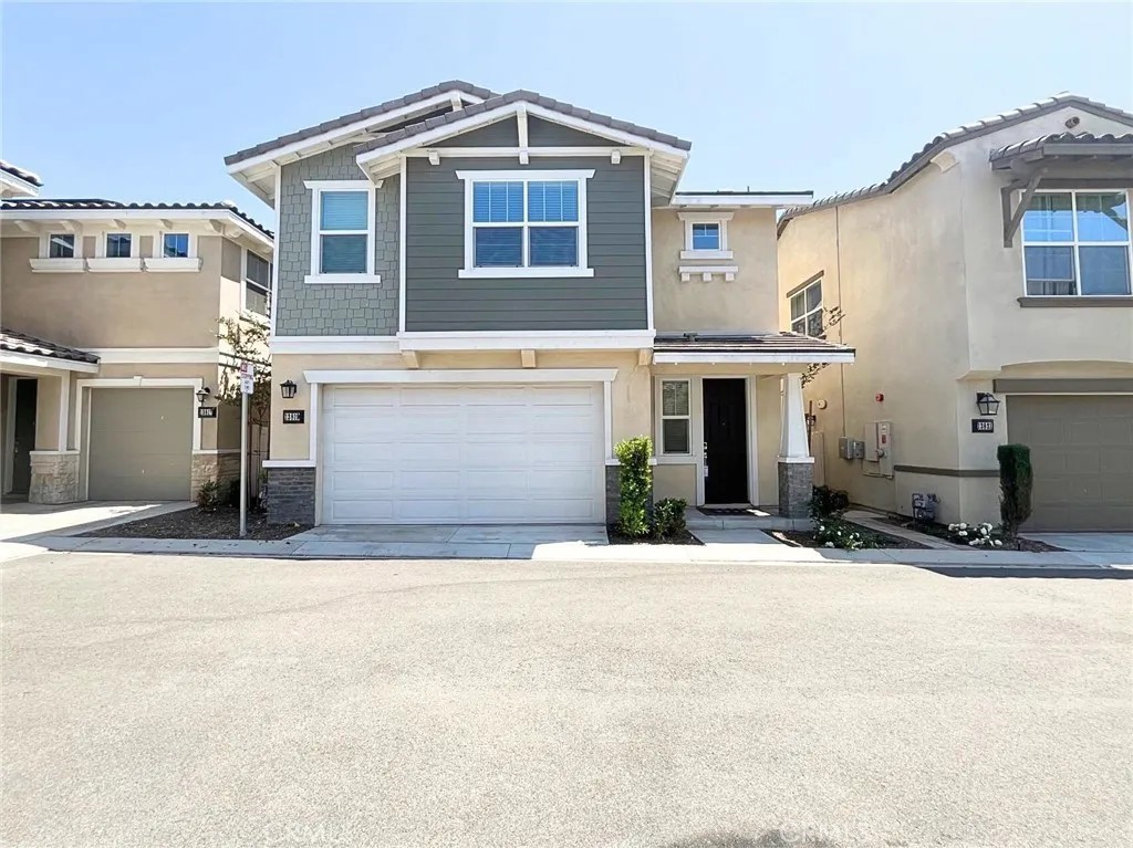 WEICOME TO OPEN HOUSE ON SATURDAY 08/09/2025. DURING12PM-2PM.
2019 new community, beautiful brand new single family like PUD detached condo. Community with huge pool & SPA & BBQ in Chino by Century Communities. The house has 1/2 bath downstairs and 3 bedrooms with all walk-in closets and 2 full baths upstairs. Spacious combo room for the convenience of daily family life. Central cook island to provide big convenience for family members to enjoy their cooking. The house is equipped with a whole house fan to save energy during summers. Nicely designed bath rooms with modern faucets and counter tops. Clean and new carpet throughout the house. Walking distance to winning reward elementary school Edwin Rhodes and close to 83 and 60. Enjoy this sweet new home!