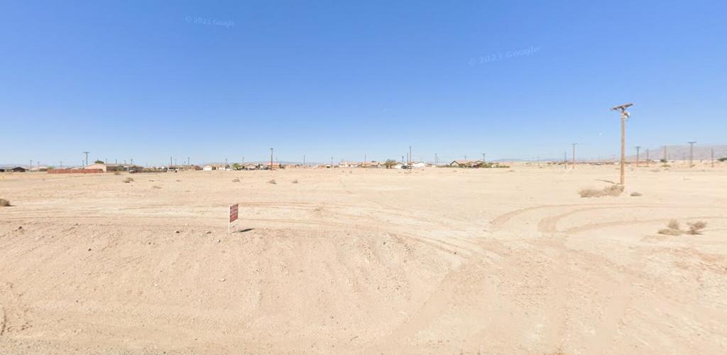 Great opportunity to invest in a up and coming area of California known as 'Lithium Valley' This great great vacant lot located West of HWY with water, sewer, and Power poles on property line. This is your chance to buy and hold for future appreciation. Whether you are planning to build a home or planning to sell for future value you can't go wrong. With beautiful views of the mountains and the Salton Sea and amazing sunrises and sunsets you will enjoy owning your own piece of land in this area that has tremendous potential. Hurry don't miss your chance to see development happen before your very own eyes.