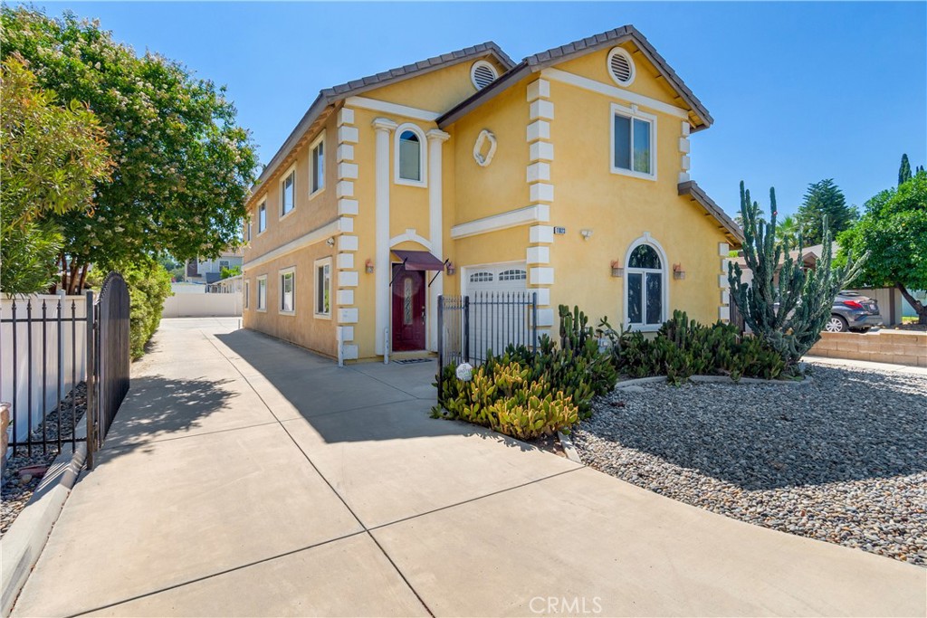 Welcome to this stunningly updated three-bedroom, two-and-a-half-bathroom duplex, perfectly situated just a short walk from Loma Linda University and Hospital, ideal for students, medical professionals, or families seeking modern comfort and unmatched convenience. The open-concept main floor boasts sleek tile flooring, a bright and airy living area flooded with natural light, and a sophisticated kitchen featuring a large peninsula, ample cabinetry, and seamless flow into the living space, perfect for entertaining or everyday living. The kitchen is fully equipped with a refrigerator, gas stove, microwave, and dishwasher. A stylish powder bathroom and a dedicated laundry room with an included washer and dryer enhance the main level’s functionality. Upstairs, durable vinyl flooring adorns all three bedrooms, including a luxurious master suite with a spacious walk-in closet and a modern bathroom with a relaxing jacuzzi tub, plus an additional well-appointed bathroom for the other bedrooms. An attached single-car garage offers secure parking or extra storage. Step outside to a private patio, accessible from the kitchen and garage. Dogs are considered upon approval (sorry, no cats). Tenants are responsible for all utilities. Move-in ready, this duplex combines contemporary amenities with a prime location near shopping, dining, and highways—schedule a viewing today to discover this exceptional home!
