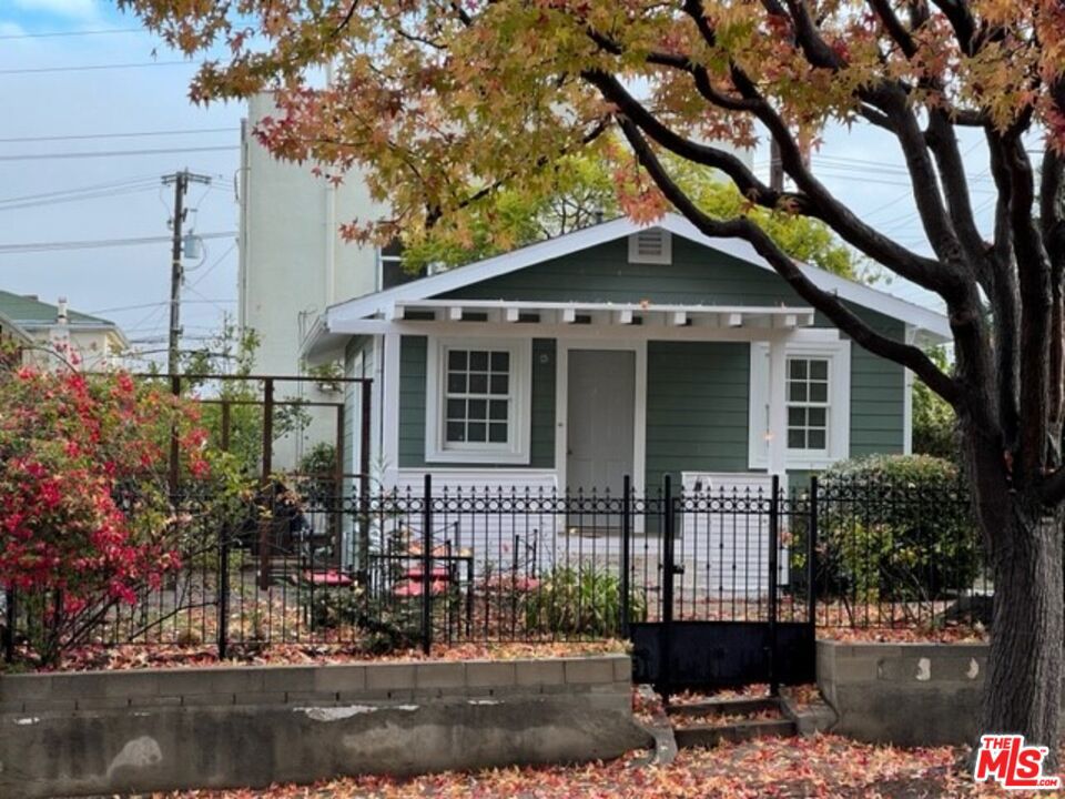 Charming completely remodeled cottage in great Santa Monica location! Absolutely adorable and unique 1 bedroom house has been lovingly restored and offers a private and tranquil living space. Gorgeous chef's kitchen with stainless appliances and quartz counters, new bathroom with large walk in shower, hardwood floors throughout and a large private patio complete with firepit! Unit includes 2 covered parking spots in the rear. Shared laundry. A must see! Located walking distance to Santa Monica college, Virginia Avenue Park, shops and restaurants and easy access to the 10 freeway and the beach!