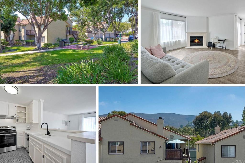 Bright, Updated, and Move-In Ready! Welcome to this beautifully renovated 773 sq. ft. La Costa Hills condo, with light-filled interiors and a charming, inviting living space. Every inch of this turnkey home has been carefully updated. From fresh finishes to smart layout improvements, it’s ready for you to move in and enjoy. This home also includes a spacious garage and an additional assigned parking space – a rare find at this price point! It also features a sunny deck with lovely mountain views. Walking distance to a dozen restaurants, four coffee shops, Cinépolis, and Stagecoach Park. 7-minute walk to the access trail for Denk Mountain and 6 miles to the beach.