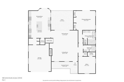 Tiny photo for 1086 Camino Ricardo, San Jose, CA 95125 (MLS # ML82046493)