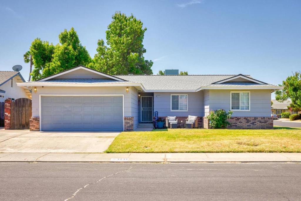 Welcome to a Beautiful, Quite Charming 4-bedroom, 2-bath home that offers a 3% Assumable Loan. This impeccable home sits on a Spacious 7101 Sq Ft Corner Lot! Easy freeway access, Kaiser & Memorial hospital, schools, shopping Vintage Fair Mall & Restaurants are very close by! Over 1,553 Sq Ft of Comfortable Living, Permitted Bonus Room that can be used for your desire & needs! The heart of the home spreads throughout the house. Great kitchen setup. The 4 Br floor plan is just right with durable vinyl plank throughout the home, leading you to the 4 bedrooms & 2 beautiful baths! The living area is complemented by a cozy fireplace, adding warmth & ambiance. Paid Solar & New Roof make this one complete! Additional amenities include walk-in closet in Primary Suite, closet organizers in bedrooms providing ample storage. The home has energy-efficient solar power & offers multiple cooling options, ceiling fans, central AC & A whole house/attic fan. Laundry facilities are conveniently located in the garage with 220V. All Inspections Completed. This home is a great choice for anyone seeking Comfort & Convenience. 2-Car Garage, Large Front yard & Back yard. Grow a garden, Enjoy & Relax. Room to build a pool! This property is a low-maintenance gem. This ones for you! Agent related to Seller