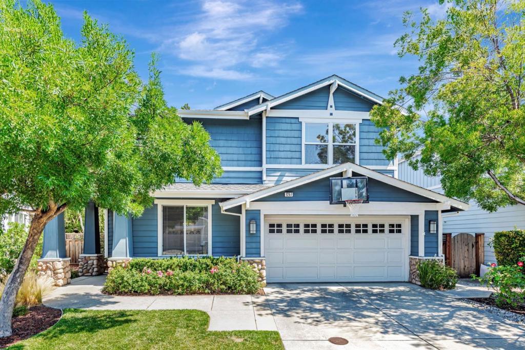 Beautiful 5 bedroom Campbell home, nestled in the Cobblestone community, offers space, style and fantastic Campbell Schools! Remodeled throughout, this home is ready to move into. As you enter, the soaring ceilings give you a sense of space and architectural elegance, filled with light from a wall of windows. The kitchen boasts quartz counters and a granite island, 5 burner Thermadore gas cooktop, Kitchenaid double ovens, low profile microwave and refrigerator...don't miss the large pantry! The kitchen opens to a spacious family room with a gas fireplace and a door that leads out to a charming, executive size, low maintenance back yard, with a flagstone patio...a great space for entertaining, but not a lot of yard work! There is a bedroom on the ground floor adjacent to a remodeled full bath. Upstairs the sumptuous primary suite has lots of light and flows into a beautiful primary bath with quartz countertops, double sinks, oversized stall shower and a large walk in closet. There are three other good sized bedrooms upstairs along with a remodeled hall bath with sinks on either side of the entry door. Other amenities include: Large laundry room, whole house fan, Nest thermostat. Best schools in Campbell (Forest Hill, Rolling Hills and Westmont)! Close to everything! Great house!