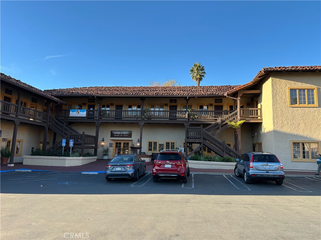 Located at 110 Civic Center Drive, Suite 203, in Vista, this office space offers a prime location in the heart of Rancho Buena Vista. Situated across from Vista Magnet Middle School and Vista City Hall, with easy access to Highway 78, the property is surrounded by numerous retail shops and dining options. The two-story office building features direct entry access, with Suite 203 offering rear doors that open to a private balcony overlooking Civic Center Drive. The suite includes two private bathrooms and two separate entry points for added convenience. With ample parking and high traffic counts of over 31,000 vehicles per day on Civic Center Drive, this property provides excellent visibility and accessibility for a variety of professional uses.