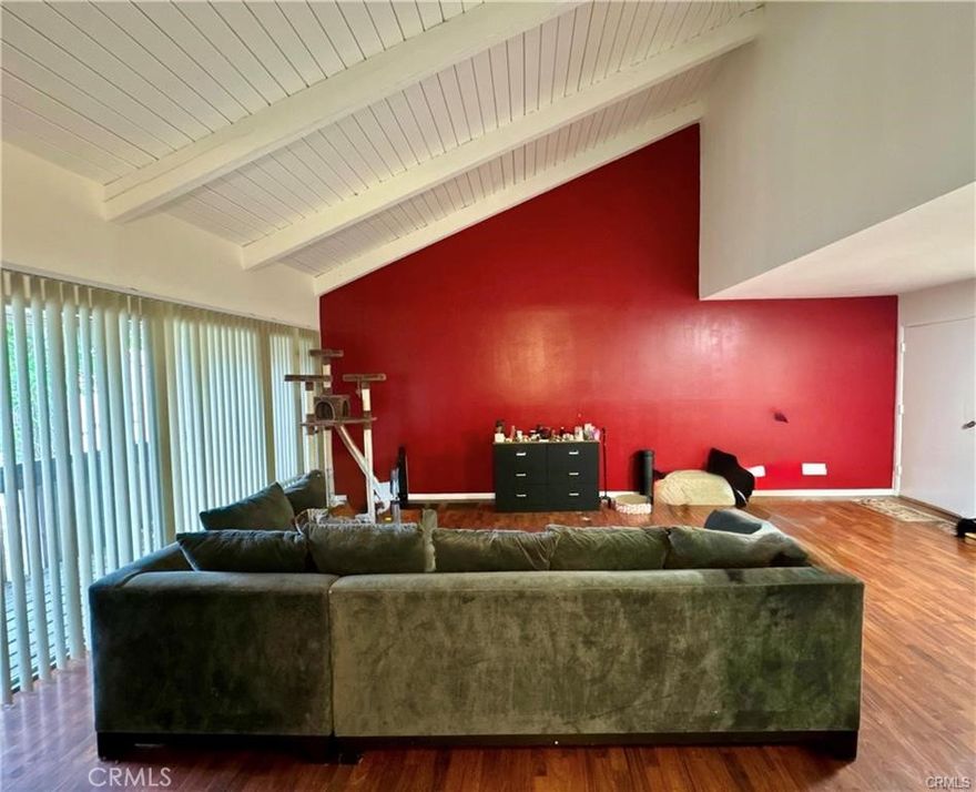 Price adjustment!!! Remodeled 3+2 Top-Floor Condo in Canoga Park!

Welcome to your dream retreat in the heart of Canoga Park! This beautifully remodeled 3-bedroom, 2-bathroom top-floor condo offers the perfect blend of style, comfort, and convenience. Enjoy single-story living with a private balcony ideal for sipping morning coffee or relaxing in the evening breeze. Inside, the spacious open floor plan features vaulted beamed ceilings, stylish laminate wood flooring, and a seamless flow between the living and dining areas. The kitchen comes complete with a breakfast bar. Community amenities include a sparkling pool, relaxing spa, on-site laundry, and secure gated parking. Whether you're looking for peaceful solitude or a lively social atmosphere, this home has it all. schedule your tour today!