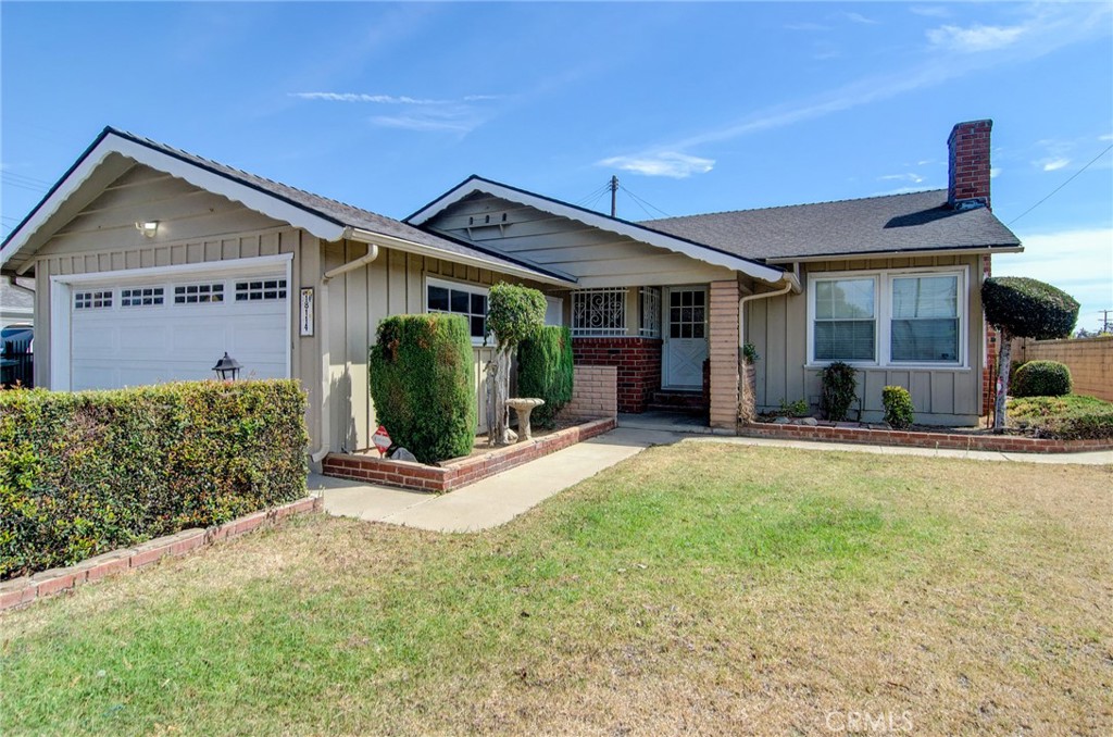 Fantastic purchase opportunity on this clean 3 br 2 ba single story home in South Gardena with great curb appeal. Attractively hedged in front yard, composition roof, fresh interior two-tone painting, original hardwood floors exposed throughout the home, living room with brick fireplace, separate family room with ceiling fan and new LVP flooring, bright kitchen with tiled countertops, ample cabinets and linoleum flooring, dining area, inside side by side laundry closet in kitchen (washer and dryer included), large primary bedroom and ensuite bathroom with shower, nice size bedrooms, mirrored closet doors, forced air heating, 2 car attached garage with automatic overhead door opener, huge covered patio area (not included in sqft) with tons of potential and low maintenance backyard. Location convenient to schools, shopping and freeways. Don't miss out!