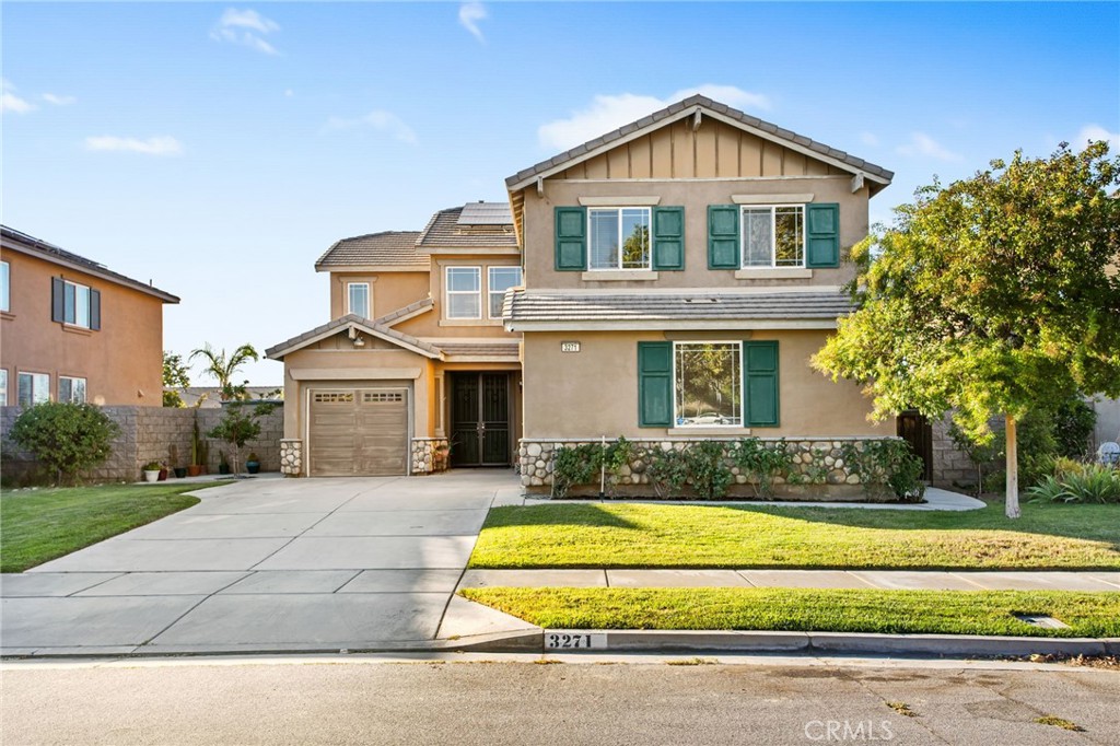 Welcome to this beautifully upgraded 5-bedroom, 3-bathroom home with 3,054 sq. ft. of comfortable living space. From the moment you walk in, you’ll notice the thoughtful touches that make this house feel like home. The main level offers a full bedroom and bathroom, perfect for visiting guests or multi-generational living. The open living and dining areas feature brand new flooring, a cozy gas fireplace, surround sound, and plenty of natural light. Modern LED lighting and ceiling fans are found throughout the home, creating a bright and energy-efficient atmosphere. The kitchen is the heart of the home and has been tastefully updated with LED ceiling and under-cabinet lighting, all new appliances, a new faucet, and an upgraded garbage disposal. It is designed for both everyday cooking and entertaining with ease. Upstairs, you’ll find generously sized bedrooms, upgraded bathrooms, and a large bonus room above the garage that’s ideal for a media room, play area, or home office. The primary suite has a refreshed bathroom with new tile, updated fixtures, and a modern design that feels like your own private retreat. Step outside and enjoy a backyard designed for relaxation and gatherings. The custom patio comes with LED lighting, ceiling fans, and dusk-to-dawn lights for evenings outdoors. Both side yards have been finished with concrete, and there is a shed, enhanced drainage, and a privacy shield on the fence. Apple trees, roses, and fresh landscaping add charm to the outdoor space. This home also offers peace of mind with practical updates such as security cameras, new water heater, water softener, electronic thermostats upstairs and down, and two replaced A/C compressors. Both garages have added shelving, LED lighting, and ceiling fans, giving you extra storage and functionality. Every detail has been carefully considered, from the updated flooring and modern lighting to the outdoor living spaces and upgraded systems. Living here also means enjoying the McSweeney Farms community clubhouse, which offers a gym, pool, and rentable event space perfect for larger gatherings or celebrations. This home is move-in ready and waiting for you to make it your own.