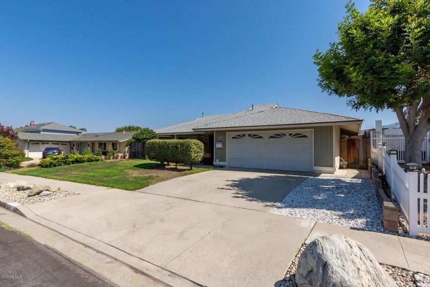 Great single story home with million dollar views in a fabulous neighborhood. Best view property in the Conejo Valley in this price range. Open single story floor plan. Double door entry leads you into living room with a fireplace. Newer hardwood flooring in entry and in the spacious family room. Kitchen with lots of cabinet space and incredible views. Remodeled hall bath with tiled tub/shower area and newer vanity and faucet plus tile flooring.  Master bedroom with awesome views and a slider to the backyard. Remodeled master bath with tiled shower and tile flooring.  Other features include scraped ceilings throughout, mirrored closet doors, six panel doors, ceiling fans, furnace replaced and more.  Fabulous backyard with newer landscaping and newer patio. Enjoy the gorgeous views from the private backyard  Newer roof.