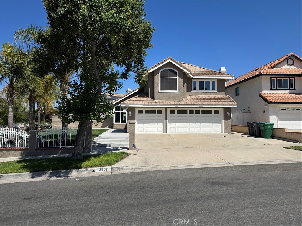 Welcome to 3497 Braemar Ln — a spacious and well-maintained 4-bedroom, 3-bathroom home located in the highly sought-after Sierra Del Oro neighborhood of Corona, just minutes from the Orange County line.
This two-story home offers nearly 2,400 sq ft of light-filled living space with a smart and functional layout. Downstairs, enjoy a formal living and dining room with soaring ceilings, a cozy family room with fireplace, and an open-concept kitchen featuring granite countertops, ample cabinetry, and stainless steel appliances — perfect for both everyday living and entertaining.
Enjoy your private backyard with a covered patio, low-maintenance landscaping, and plenty of room for outdoor dining or relaxing. Additional features include central A/C, indoor laundry room, and a 3-car attached garage.
Located in a quiet, family-friendly community near award-winning schools, parks, hiking trails, and convenient freeway access for an easy commute to Orange County. Please ask about the potential move in special!
