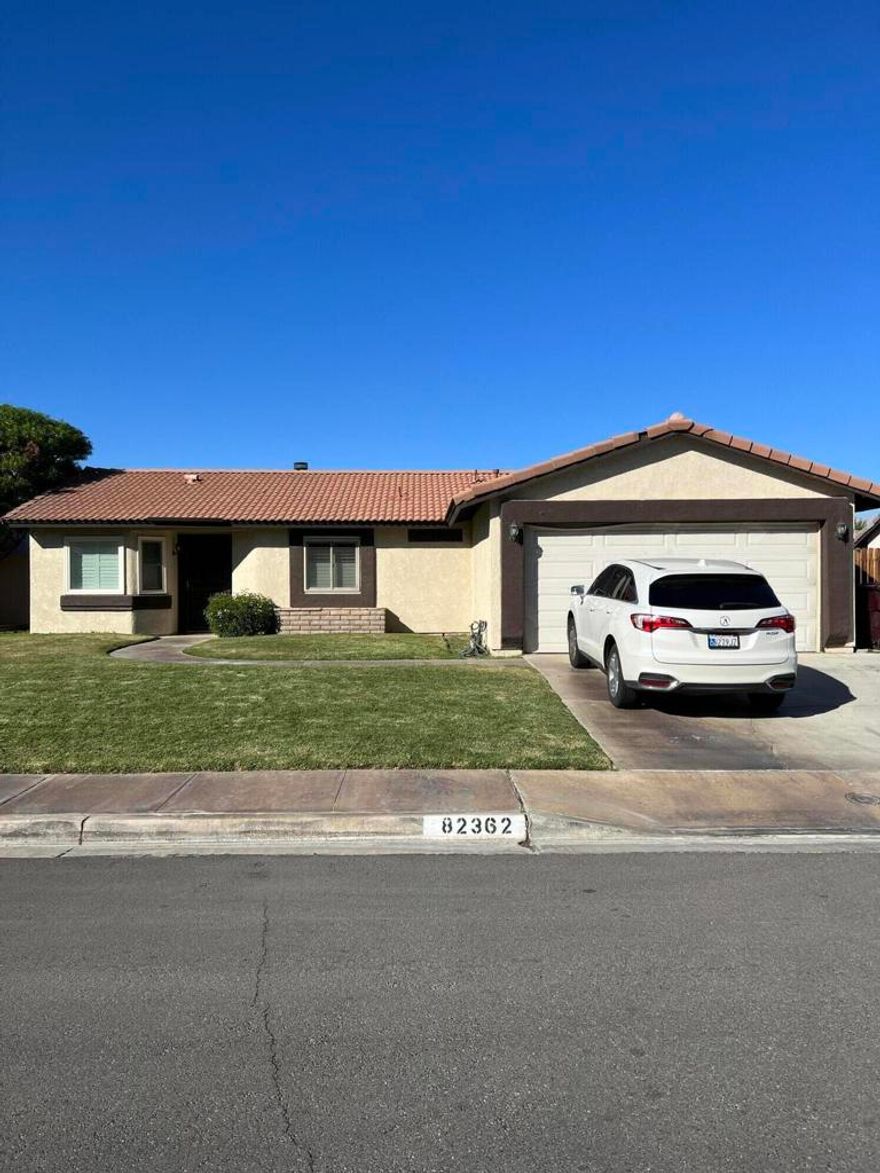 BACK ON THE MARKET!  Motivated Seller!  Come take a look at this 4 bedroom home close to Coachella!  It has a nice backyard with a beautiful patio area perfect for entertaining.  Close to schools, shopping and a great place for a family.