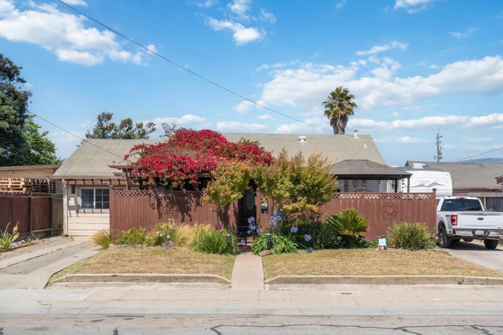 Welcome to this charming home located in the vibrant city of Salinas. This property offers a spacious layout with a total of 1,446 sq ft, sitting on a minimum lot size of 7,200 sq ft, providing ample outdoor space. The kitchen is a standout feature, boasting elegant stone countertops that enhance the overall aesthetic and functionality. Despite not having a cooling system or heating, the home presents a cozy atmosphere with the inclusion of a fireplace, perfect for gathering around during cooler evenings. The flooring throughout the home is not specified, allowing potential buyers the freedom to customize to their personal taste. For convenience, the home includes a designated area for laundry, making everyday chores easier. This property falls within the Alisal Union Elementary School District, offering educational options in the local area. Though there are no garage spaces, the lot provides opportunities for alternative parking solutions. Experience comfortable living in Salinas with this inviting home.