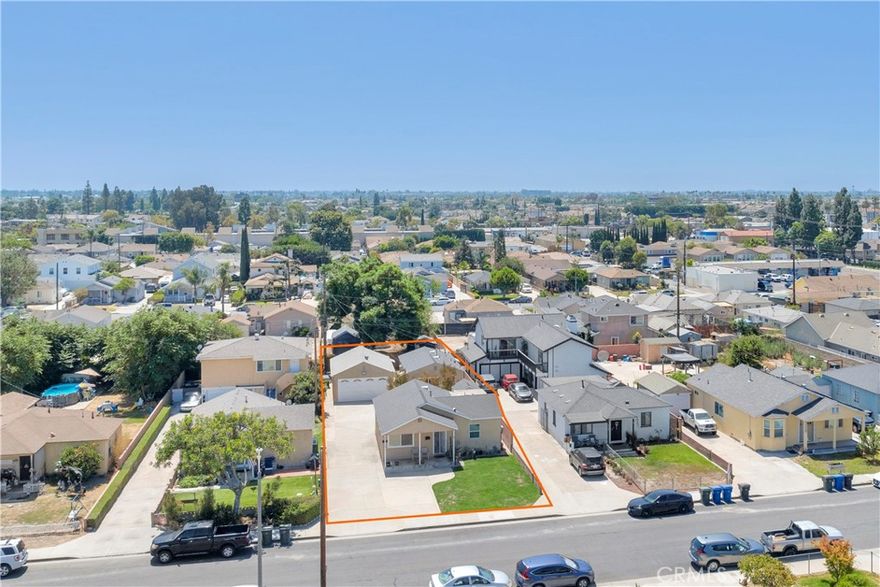 Rare Cypress Opportunity! Two Homes on One Lot With a Huge Finished Garage That Could Be An ADU! Welcome to 5572 Saint Ann Ave – A Move-In Ready Newly Remodeled Home In The Back And A Large Single Level Home In the Front On a Generous 7,400+ Sq Ft Lot. Perfect For Multi-Generational Living, Rental Income, or Extra Space for Guests, In-laws, or College Kids!
The Newly Remodeled Back Home Features a Large Bedroom and Full Bathroom with a Bright, Open-Concept Layout. Enjoy the Modern Kitchen with Fresh White Shaker Cabinets, Quartz Countertops, All Opening to the Living and Dining Areas. New luxury vinyl plank flooring Flows Throughout, Paired with Recessed Lighting, New Fixtures, and a Seamless Indoor/Outdoor Connection Through Sliding Glass Doors To The Spacious Driveway and Yard.
Outside, the property offers plenty of parking including a two-car garage and an oversized driveway. The large lot provides room to entertain, garden, or simply relax in the California sunshine.
Location, Location, Location! These Homes Sit in the Heart of Cypress with Walkability and Convenience at Your Fingertips. Just minutes from Oak Knoll Park, El Dorado Regional Park, and top-rated Cypress schools including Oxford Academy. Enjoy easy access to shopping, dining, and major freeways (405, 605, 22 & 91), making commuting and exploring all of Orange County a breeze.