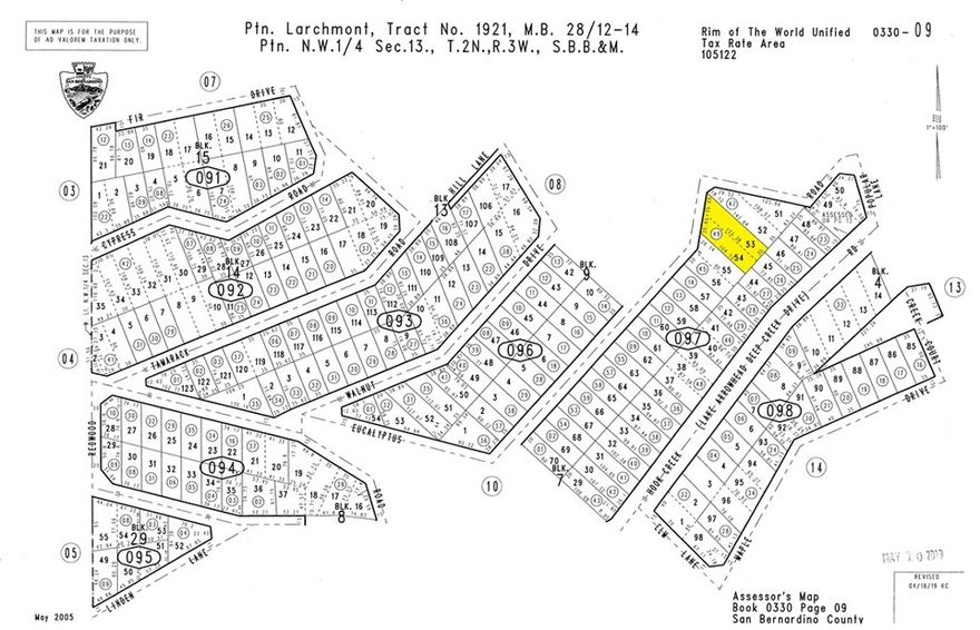 Your future starts here: vacant lot in scenic Cedar Glen, ready for your vision. Drive by and take a look