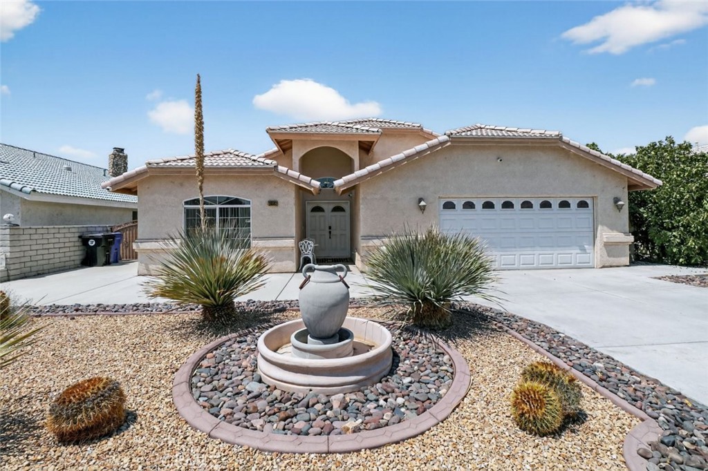 BREATHTAKING PANORAMIC LAKE VIEWS AND SURROUNDING MOUNTAINS! Are you searching for your ideal lakeside retreat? This charming property features 3 bedrooms, 2.5 bathrooms, and a dedicated office space currently used as a bedroom, located in the exclusive Silver Lakes neighborhood of Helendale, California. Homes with direct open water access are rare, and this one stands out with exceptional appeal. Recently updated, the property includes a modern kitchen with new quartz countertops, marble backsplash, a farmhouse sink, recessed lighting, and brand-new appliances such as a Samsung Bespoke fridge, dual ovens, gas stovetop, microwave, and dishwasher. The bathrooms have been improved with updated fixtures and quartz surfaces. Luxury vinyl plank flooring extends through most of the home, with bathrooms excluded. Additional upgrades include a water softener, hot tub, lighting and plumbing improvements, enhanced electrical system, Tesla charging station, fully owned solar panels, pergola with a misting system for warm summer days, and new interior paint. The home is equipped with eight surveillance cameras. Enjoy beautiful views from the rear deck. A private dock is ready for your boat or water equipment. This home is absolutely stunning. Silver Lakes is a private community located between Victorville and Barstow. Monthly association fees provide access to many amenities, including a 27-hole golf course designed by Ted Robinson, tennis courts, bocce ball, pickleball, a clubhouse, library, Olympic-style pool, splash area for children, fitness center, RV parking and storage, horse stables, sandy beach, boat ramp, and two lakes ideal for fishing, boating, kayaking, paddle boarding, and windsurfing. Furnishings are available for separate purchase outside of the closing process.