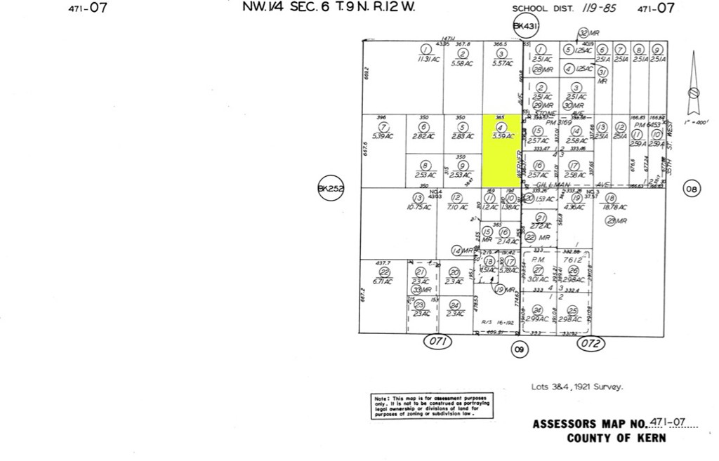 Situated on the tranquil Werner St in Rosamond, CA 93560, this flat and spacious vacant lot APN 471-071-04-00-4, offers an exceptional opportunity in a peaceful, semi-rural setting. Surrounded by a mix of open land and established properties, the parcel boasts easy access via nearby roads and a desirable rectangular shape for maximum usability. The flat terrain enhances the property's appeal, making it an inviting canvas for a variety of possibilities. Located in a growing area of Kern County, this lot combines natural desert charm with promising long-term potential. ****No soils reports, surveys, etc., have been done. Buyer and buyer's agent to verify all information with the city or county for allowable uses and requirements and rely on their own investigations. **Buyer responsible for checking zoning, utilities, permits and exact property boundaries. ****