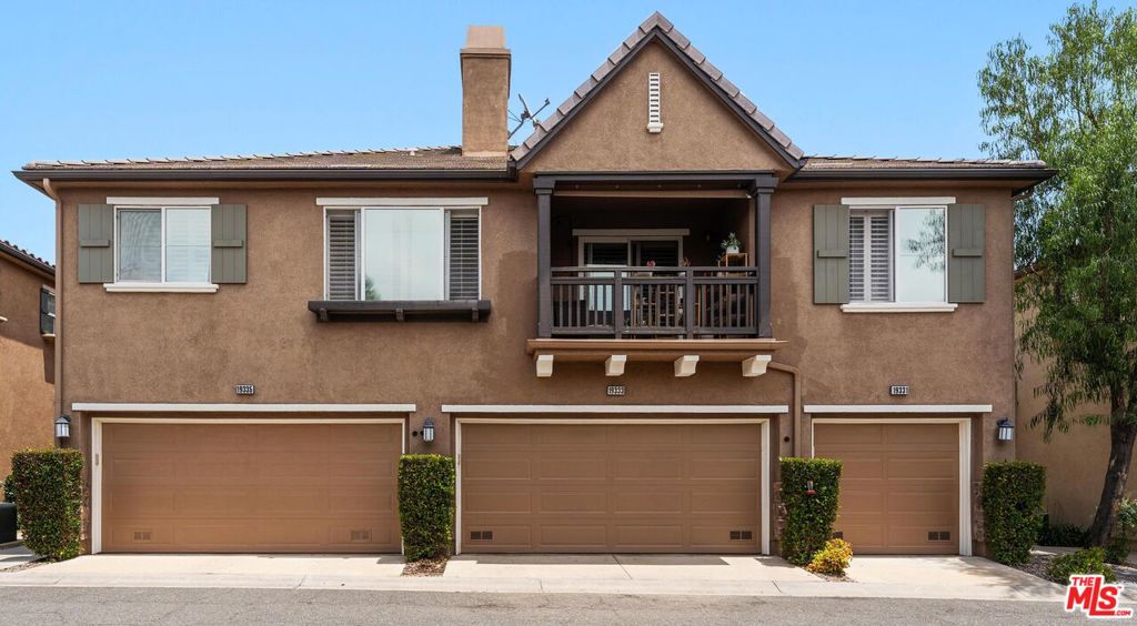 Don't miss the exceptional opportunity to own this stunning, recently renovated, move-in-ready 3-bedroom, 2.5-bathroom townhome with direct access to a 2-car garage. Bathed in natural light, this home offers an open and bright layout ideal for comfortable living. The first floor features a spacious living room, a formal dining area, and a convenient guest bath. The open eat-in kitchen boasts stone countertops, stainless-steel appliances, and a versatile island/breakfast bar, perfect for family gatherings. It seamlessly connects to a cozy family room with a fireplace and provides access to a beautifully landscaped backyard with a private patio and barbecue area.Upstairs, find two good-sized bedrooms, a full bathroom with double sinks, and a luxurious main suite featuring an en suite bath, double sinks, a walk-in closet, and breathtaking mountain views. The picturesque community enriches your lifestyle with amenities like a pool, playground, clubhouse, and picnic areas. Situated just across Plum Canyon Road, this prime location offers easy access to restaurants, shops, and all that Santa Clarita has to offer.Best of all, this community has no Mello Roos fees and boasts a low HOA, providing exceptional value. Experience great design, great space, and a great neighborhoodtruly everything you're looking for! Offers are due on Monday, June 9th, by 5 PM.