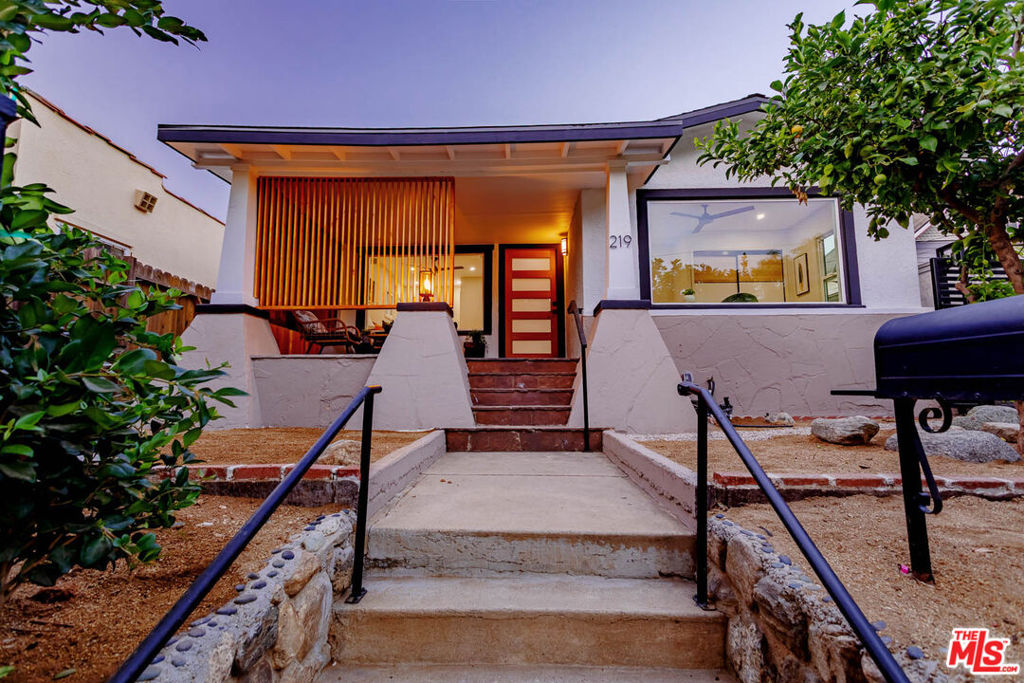 Welcome to 219 Joy Street, a sophisticated retreat nestled in the vibrant heart of Highland Park. This fully remodeled Craftsman Bungalow offers a harmonious blend of classic charm and contemporary elegance. The main house features three delightful bedrooms and two pristine bathrooms, enveloped in approximately 1,042 square feet of refined living space with beautiful picturesque windows and great natural light throughout. Step onto the inviting porch and enter a realm where every detail speaks of grace and functionality. The living area is adorned with built-ins and vinyl floors that whisper stories of timeless beauty, while a new HVAC ensures comfort year-round. The kitchen, complete with a cozy breakfast bar and an open kitchen concept, which is perfect for crafting culinary delights. Beyond the main quarters, discover a bonus property offering two additional bedrooms and one bathroom, approximately 498 sqft of living space and ideal for generating income or hosting guests with its own kitchen and private yard. The spacious, fenced yard is a haven for entertainment, boasting fruit trees and a generous space with a deck, string lights, and low maintenance landscaping that promises endless joy. The detached garage is great for storage with a long driveway providing plenty of parking, plus another back gate access point to additional parking. An elegant enclosed sun porch offers a tranquil space to unwind. Some of the major upgrades include a new electrical panel, new HVAC, new tankless water heater, new roof, new landscaping and irrigation, new water lines, and a new sewer connection. Whether you choose to reside in one unit and rent the other or enjoy the entire domain, 219 Joy Street is a sanctuary where elegance meets opportunity. Embrace the lifestyle, embrace the joy!
