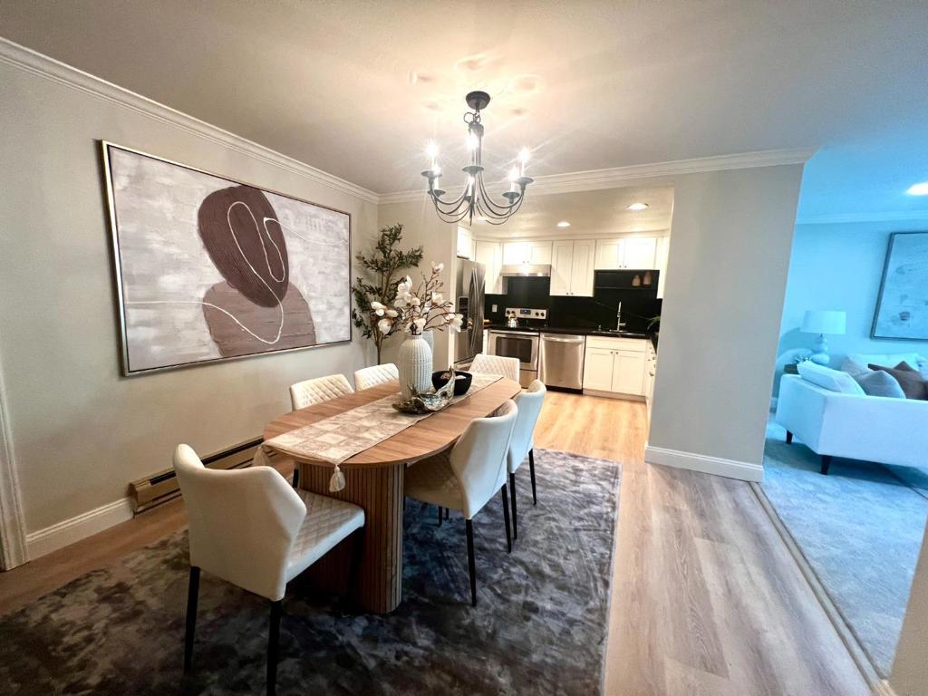 Pause. Relax. You're home. Welcome to this gorgeous, spacious remodeled two-bedroom, two-bathroom condo with the best schools in Mountain View. Enjoy attractive recessed lighting, and refreshing air conditioning, creating everyday comfort. Grab a kombucha from your two-door stainless refrigerator with water and ice dispenser. There is so much to appreciate here. Quiet dishwasher, new microwave, and energy efficient electric induction stove. Skip the laundromat washer and dryer included inside. This is a safe and desirable building offering indoor entry, a pool, recreation room, extra storage area outside of the unit, and two parking spaces including one in garage below. Shuttle your way to work. Conveniently close to Google, LinkedIn, Microsoft, Waymo, Nuro, Synopsis, Coursera, Symantec and Addepar, to name just some. Come in already. We've been waiting for you.