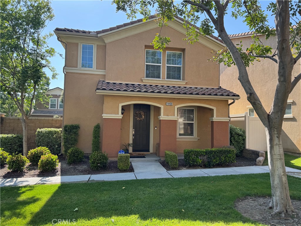 Welcome to The Enclave, one of Eastvale’s most desirable gated communities. Built in 2011, this well-maintained home features 3 bedrooms, 2.5 bathrooms, and an open floor plan designed for modern living. The kitchen offers ample cabinet space and flows seamlessly into a spacious living area, perfect for both everyday comfort and entertaining. Upstairs, the primary suite includes an en-suite bathroom and a generous walk-in closet, while two additional bedrooms share a full bath. Additional highlights include a convenient upstairs laundry room, a guest powder room, and an attached two-car garage. Residents of The Enclave enjoy resort-style amenities including a clubhouse with an outdoor BBQ kitchen and fireplace, a sparkling pool and spa, multiple playgrounds, and sports courts. Centrally located near restaurants, shops, supermarkets, and top-rated schools, this home offers both comfort and convenience in a secure, vibrant community. Don’t miss the opportunity to make this your new home.