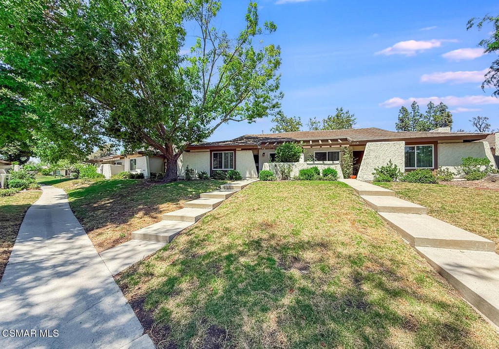 Expanded single story Village Glen home in prime Westlake. Offering two bedrooms, two baths. Upgraded vanities, newer windows and patio sliders, new carpet. Extra square footage in family room and primary bedroom. Spacious living room with fireplace, open kitchen with sky light and upgraded cabinets. Private patio, two car garage and fronting lovely greenbelt location.