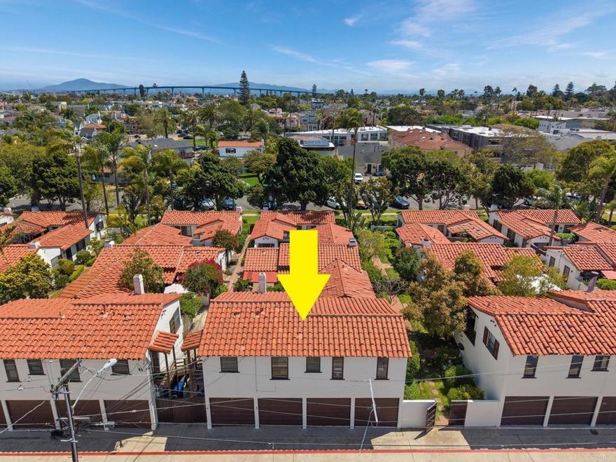 *** MAJOR PRICE REDUCTION! PRICED TO SELL! ONCE IN A LIFETIME OPPORTUNITY TO BUY IN CORONADO UNDER $900K! ***An intimate experience awaits in this charming Spanish casita, where natural light floods this quiet space and old-world charm abounds. With recently refinished original hardwood flooring and fresh paint, this bungalow is the perfect pied-à-terre for someone seeking a quiet island getaway! Ready for a new owner to apply their personal touch, this 1BR / 1BA condo is in the heart of Coronado Village and is just a short walk or bike ride into town, the glimmering white sands of Coronado's famed beaches, or the iconic Hotel Del Coronado. Fully private, enjoy charming views of neighboring Spanish tile rooftops from the comforts of your spacious covered patio with exposed beams. The 1 car garage provides plenty of room for storage or parking. 4th & G casitas rarely come available and this is a price that is sure to attract many. Don't miss your chance to own a piece of Coronado charm — schedule your private tour today and be ready to enjoy summer by the sea!