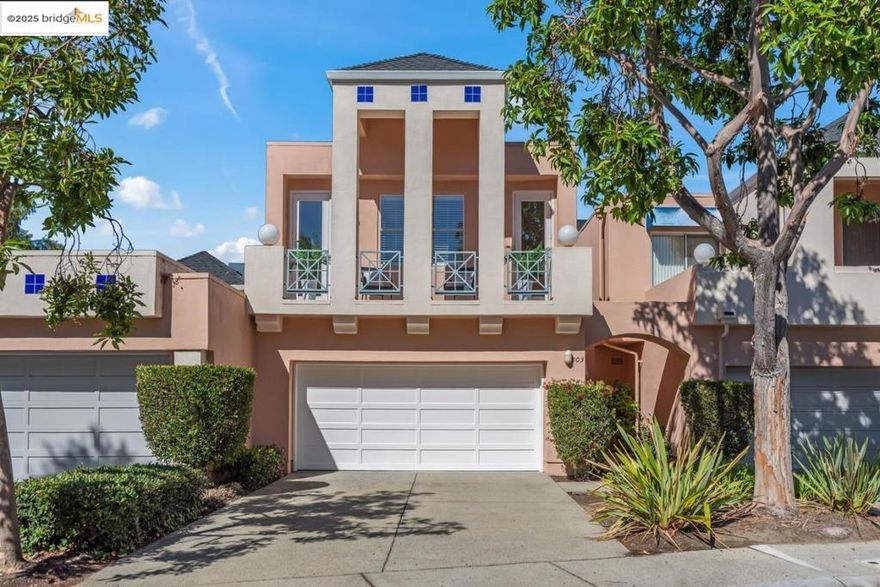 Escape to a private, resort-like lifestyle at this exquisite Lakeshore townhome, located in an award-winning community. Step inside and immediately feel the spaciousness of a single-family home, with dramatic high ceilings that create an airy and expansive feel. Wake up to serene water views from your primary suite and enjoy the tranquility of a community surrounded by greenery and open space.  Every detail in this home has been thoughtfully designed, from the high-end finishes in the gourmet kitchen—including granite countertops and double ovens—to the elegant fixtures in the baths. This home provides the ultimate in comfortable, stylish living, all within a gated community that offers a secure and peaceful haven.  Enjoy the best of outdoor living with a private deck on the community property that provides direct access to the lagoon for kayaking. With the added benefit of being located within minutes of highly-rated schools, this is a perfect choice for families seeking a luxurious and convenient lifestyle.