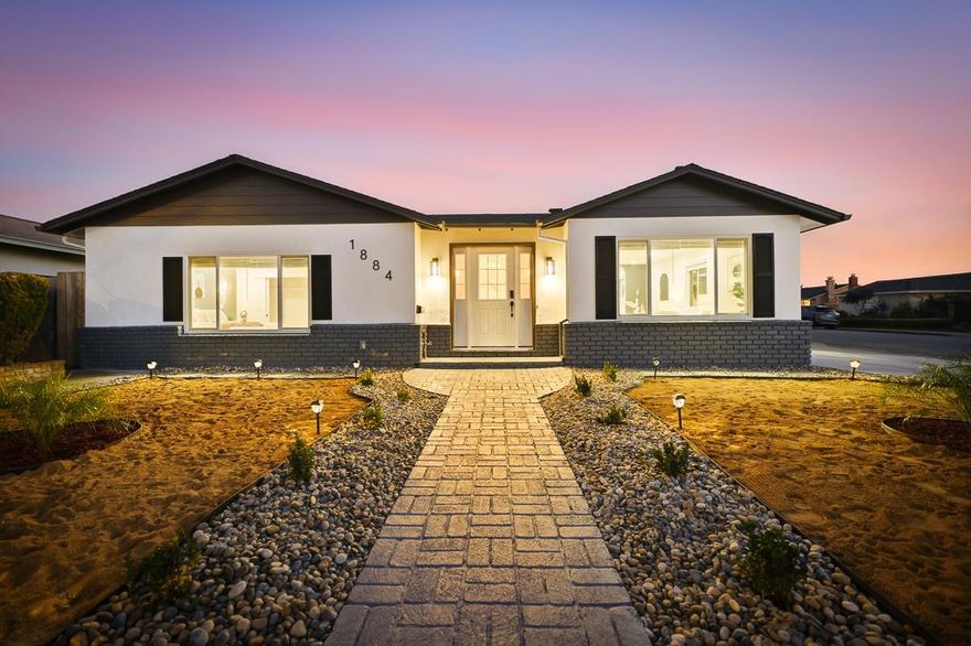 Rare single-story gem in one of the city's most desirable Manor neighborhoods. This beautifully upgraded home offers 4 bedrooms, including two spacious primary suites, ideal for multi-generational living or flexible use. Thoughtfully and tastefully renovated, the property features double-pane windows; new interior, exterior, and closet doors; and a completely updated infrastructure with copper plumbing and HVAC system. Added insulation throughout all exterior walls enhances comfort and energy efficiency. The interior shines with brand-new SPC flooring, fresh modern texture, and new interior paint throughout. The updated kitchen showcases new cabinetry, countertops, and stainless steel appliances, while all bathrooms have been fully remodeled with contemporary finishes. Additional upgrades include a new water heater, fresh exterior paint, redesigned front yard landscaping, and a secure automatic iron gate for added privacy and curb appeal. Ideally located close to local markets, shops, and restaurants, this move-in-ready home combines modern upgrades, rare functionality, and a prime San Leandro location. A truly exceptional opportunity you wont want to miss.