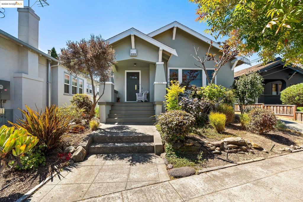 Historic Charm Meets Modern Comfort in One of Oakland’s Most Vibrant Neighborhoods Located in one of Oakland’s most desirable communities, this home offers a peaceful, tucked-away feel—yet is just steps from top-rated dining, shopping, and transit. Built in 1917, this classic Craftsman is brimming with character. From the rich wood pillars and wainscoting to the original hardwood floors and built-ins, every detail tells a story. The updated kitchen features ample cabinet space, granite countertops, and abundant natural light flowing in from the rear yard, which opens to a spacious deck—perfect for morning coffee or evening gatherings. The backyard is a dream for aspiring gardeners, with plenty of space to create your own urban oasis. A detached garage provides additional storage or the potential for an ADU (buyer to verify). Just beyond your front door, enjoy Oakland’s culinary scene including Michelin-recognized Burdell, Tacos Oscar, Homeroom, and Brenda’s Oakland—plus many more local favorites. With MacArthur BART and Whole Foods Market nearby, convenience meets charm in the perfect East Bay location.