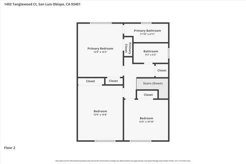 Tiny photo for 1492 Tanglewood Court, San Luis Obispo, CA 93401 (MLS # SC26088654)