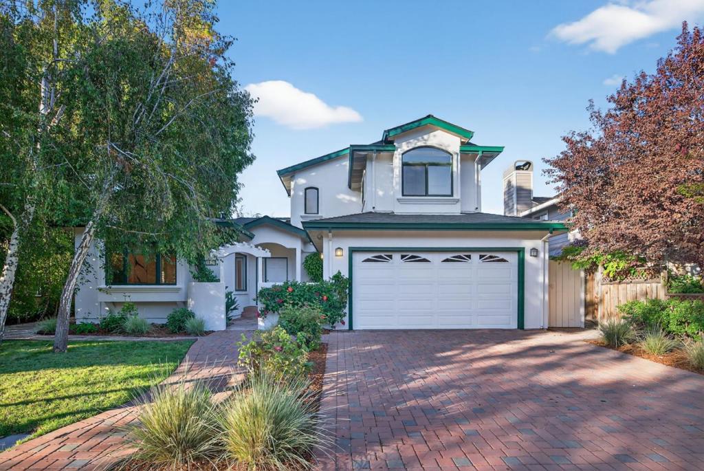 Stunning two-level home with exceptional design and luxurious finishes, located in Palo Alto's desirable Midtown area! This rarely available 4BR/2.5BA single-family home was built in 2001 and offers 2,238 sf of beautiful living space including vaulted ceilings, a cozy fireplace and hardwood floors that exude warmth. The chef's kitchen boasting custom made cabinetry, quartz counters, a breakfast bar and high-end stainless steel appliances. The spacious family room opens to a private backyard - perfect for outdoor dining, morning coffee, or safe play for children. The main level includes 2 bedrooms, one of which is a generous primary suite with a spa-inspired bathroom, walk-in closet and even a private sauna. The second floor has 2 large specious beds with a full bathroom. Additional features include skylights, D/P windows, 2-car garage, Laundry room. Outside, the peaceful backyard with a lush lawn and inviting patio offers a tranquil retreat. Award-winning Palo Alto schools: Palo Verde Elementary, JLS Middle School and Palo Alto High(buyers to verify). Easy access to Stanford, Hwy 101 & Facebook, Google and other tech companies. Walking distance to Henry W. Seale Park, Greer Park and close to Midtown. Don't miss this rare opportunity to own this beautiful home!