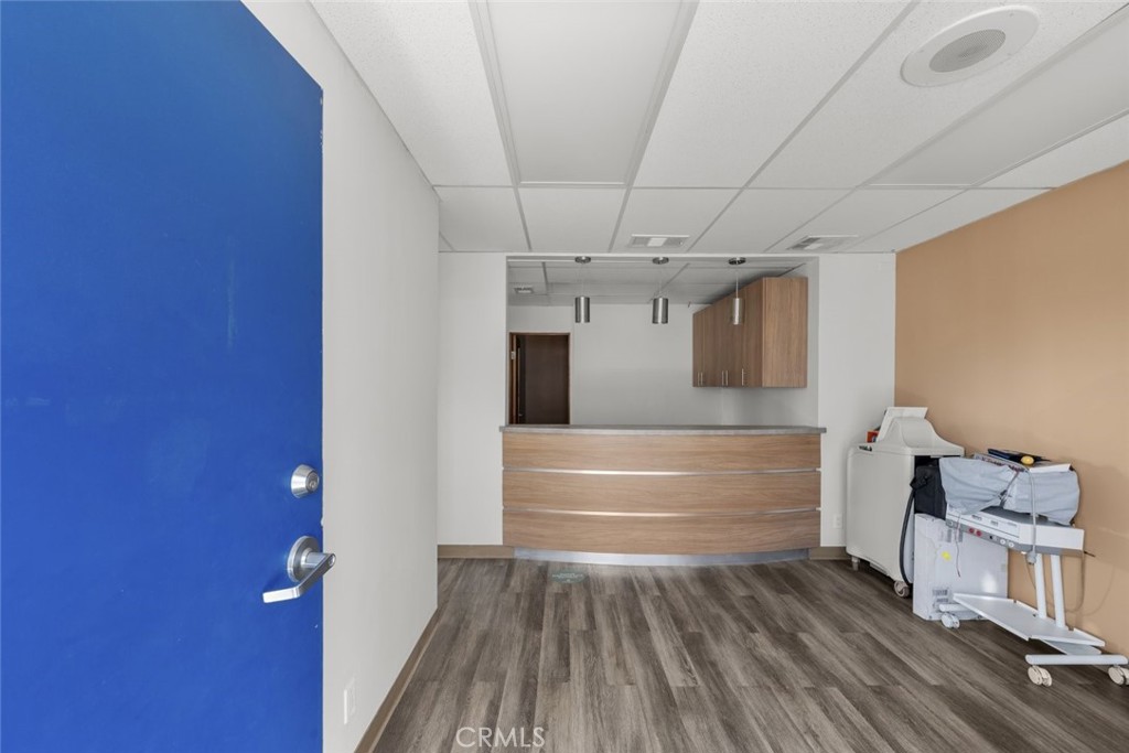 This versatile 860 sq ft commercial suite is now available for lease. Featuring two dedicated parking spaces, a welcoming reception and waiting area, three dentist or patient rooms, one break room, one office, one storage room, and one bathroom, this space was previously used as a dental office and is thoughtfully laid out for immediate occupancy. Built-in cabinetry enhances functionality, while the layout can be easily tailored to a variety of professional uses. With its functional design and professional ambiance, this suite offers the perfect opportunity for any business seeking a flexible and adaptable workspace, especially for those in the dental field. Don't miss out on this chance to secure a prime commercial location. Invest today.