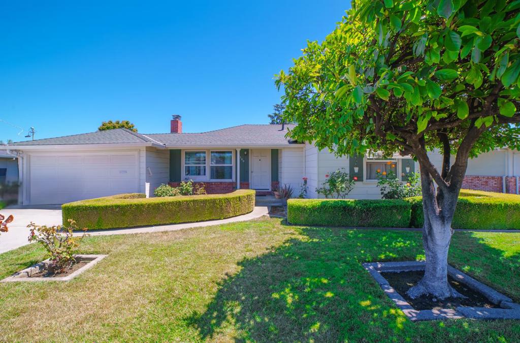 Unbeatable location and exceptional potential! This charming 3-bedroom, 1-bathroom home is nestled just blocks from Santana Row, Highways 880 and 280. Perfect for Silicon Valley commuters. Set on a generous 9,424 sq ft lot, the property is zoned to allow for a legal ADU (Accessory Dwelling Unit), offering an incredible opportunity for expansion, rental income, or multigenerational living. Per the city, you can build a home up to 45% of the lot size, making a 4,000 sq ft home legally permissible for this lot! Lovingly maintained in original condition, the home features beautiful hardwood oak flooring, dual pane vinyl windows, a newer roof, wood burning fireplace and fantastic curb appeal. Don't miss the garage which has been finished with sheetrock, texture, paint, crown molding and baseboard. The classic floor plan offers great natural light and a solid foundation to make your own. Whether you're looking to update, expand, Invest or simply enjoy the prime location, this is a rare opportunity in one of San Joses most desirable neighborhoods.