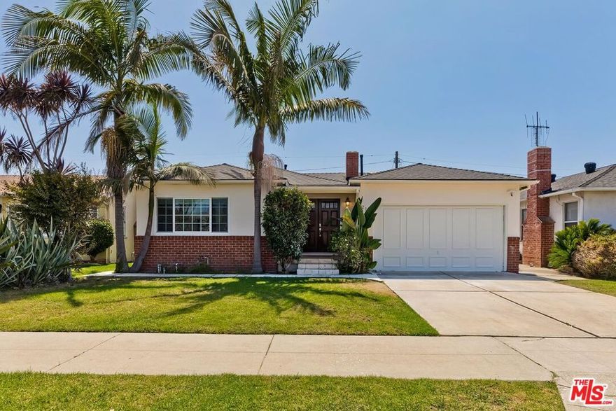 Three bedrooms + office and three full baths, located one block adjacent to Playa Vista.  Large living room open to dining room and kitchen. Primary bedroom suite includes bath with double sinks, spa tub and separate shower, large walk-in closet, and is located away from other bedrooms with sliding glass doors to large covered patio overlooking enclosed backyard. Home features a combination of warmth and charm with new floors throughout, updated kitchen and baths and newly painted interior. Direct entrance from the garage into home can be used as a versatile space. Home is ready for your smart phone to control various features including lights and locks. Live in the heart of Silicon Beach in sought after South Del Rey, just blocks from Playa Vista's tech hub and Runway shops. Close to award-winning Playa del Rey Elementary School and local amenities: Blue Bottle Coffee, Whole Foods, Playa Vista parks, dining, and entertainment. Easy beach access via bike trail, serene running paths near LMU. Experience the Silicon Beach lifestyle. Conveniently located near LAX and the 405. Call for appointment. Do not disturb occupants or walk the property without listing agent.  Note that address is a Culver City zip code but the property is actually located in the City of Los Angeles and is serviced by LA Unified School District.