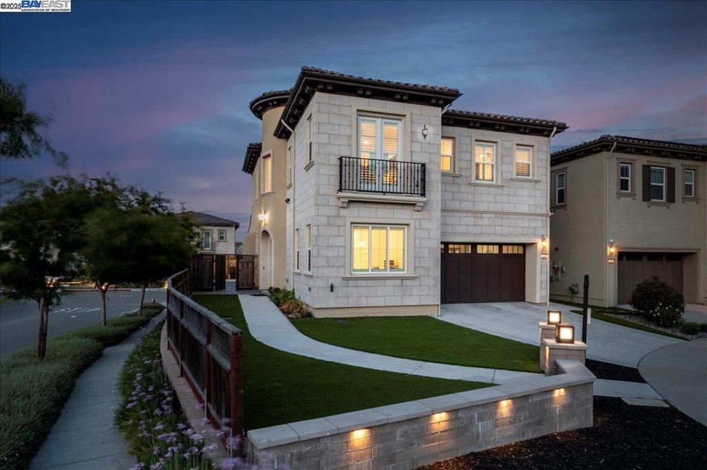 LUXURIOUS 4-bedroom, 3.5-bathroom home tucked away in a private court on a PREMIUM lot—your very own modern oasis built by Toll Brothers in 2021. This practically NEW residence showcases an open-concept design, a GRAND spiral staircase with a stunning chandelier, and upscale finishes throughout, including Center Island w/Quartz countertops in the chef’s kitchen Gas Stove, Stainless steel Appliances, Eat in Kitchen & a kitchen-family room combo, perfect for gathering and connection. Tile flooring spans the entire first floor. The spacious layout includes 1 BEDROOM and 1 BATH downstairs, ideal for guests, a home office, or multi-generational living. A sleek, modern aesthetic is elevated by owned solar, dual surround sound systems (in the family room & loft), and stackable sliding doors for seamless indoor-outdoor living. Upstairs offers a large loft, hardwood floors, well-designed flow, and laundry room for added convenience. The showstopping California room with built-in heaters opens to an entertainer’s dream: a low-maintenance backyard with a built-in BBQ island, refrigerator, and water fountain—perfect for hosting or enjoying peaceful privacy. Ideally located near 580/680, top-rated schools, shopping, and parks, this A+ San Ramon location offers elevated living at its finest.